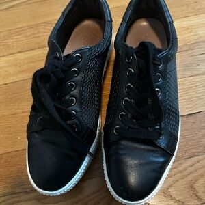 Halogen Black Fancy Gym Shoes Sneakers size 8